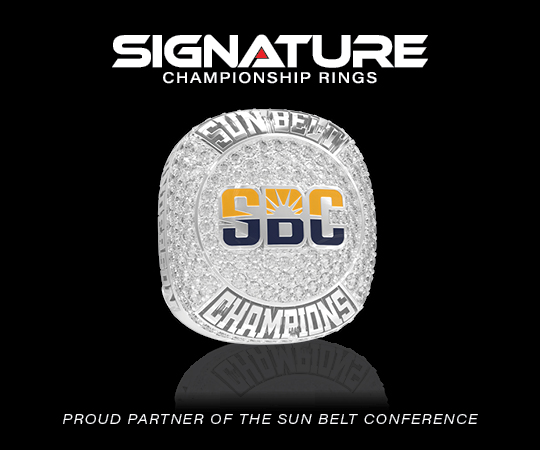 Sun Belt Conference Partner with Signature Championship Rings