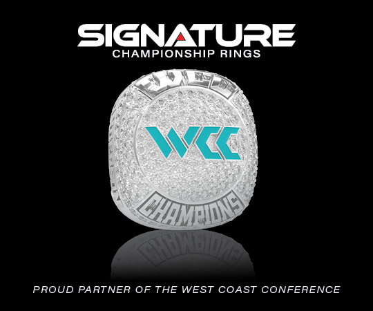 WCC - West Coast Conference Partnership with Signature Championship Rings